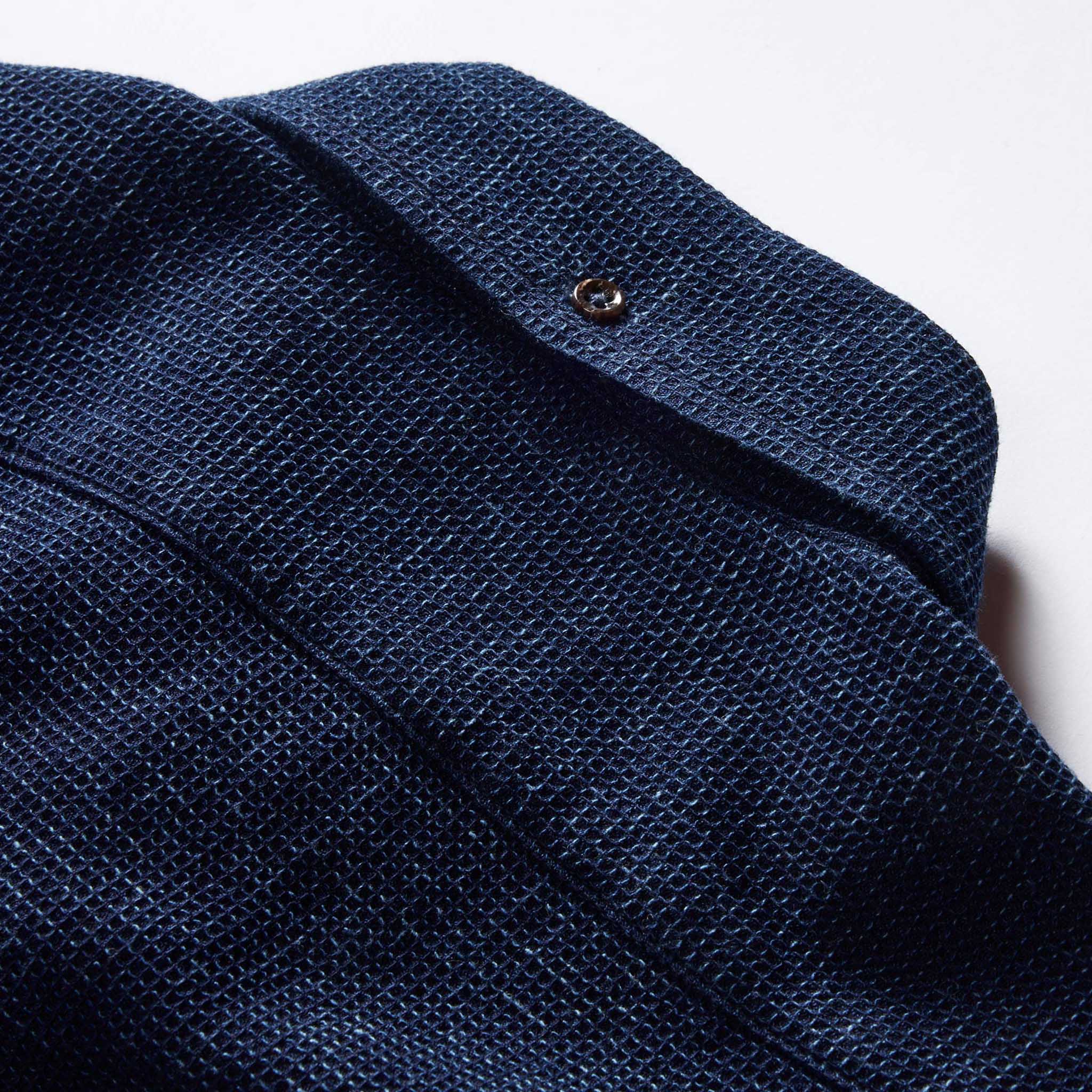 The Jack in Rinsed Indigo Waffle