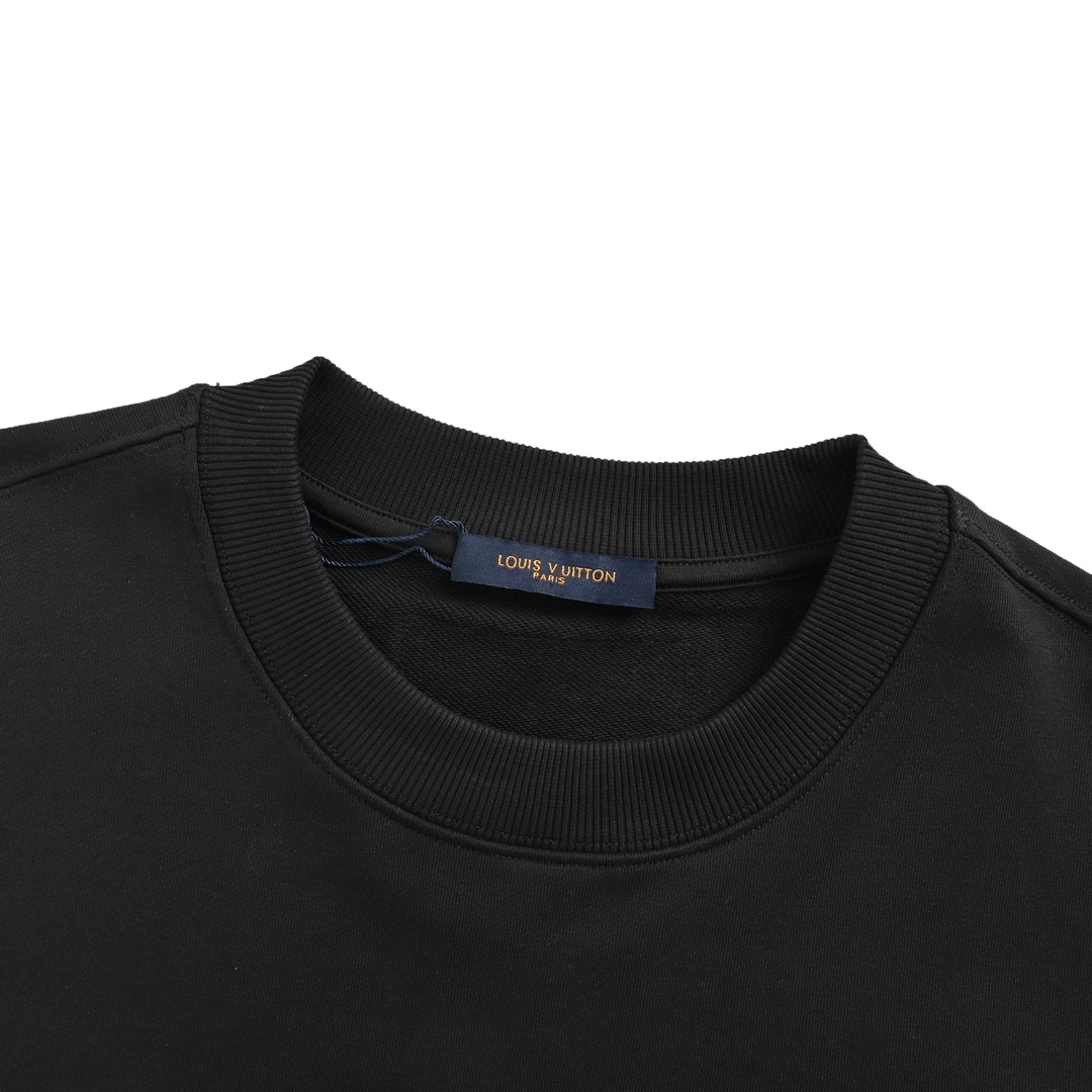 Louis Vuitton 24Fw monogram cloud lettering embroidered crew neck sweatshirt