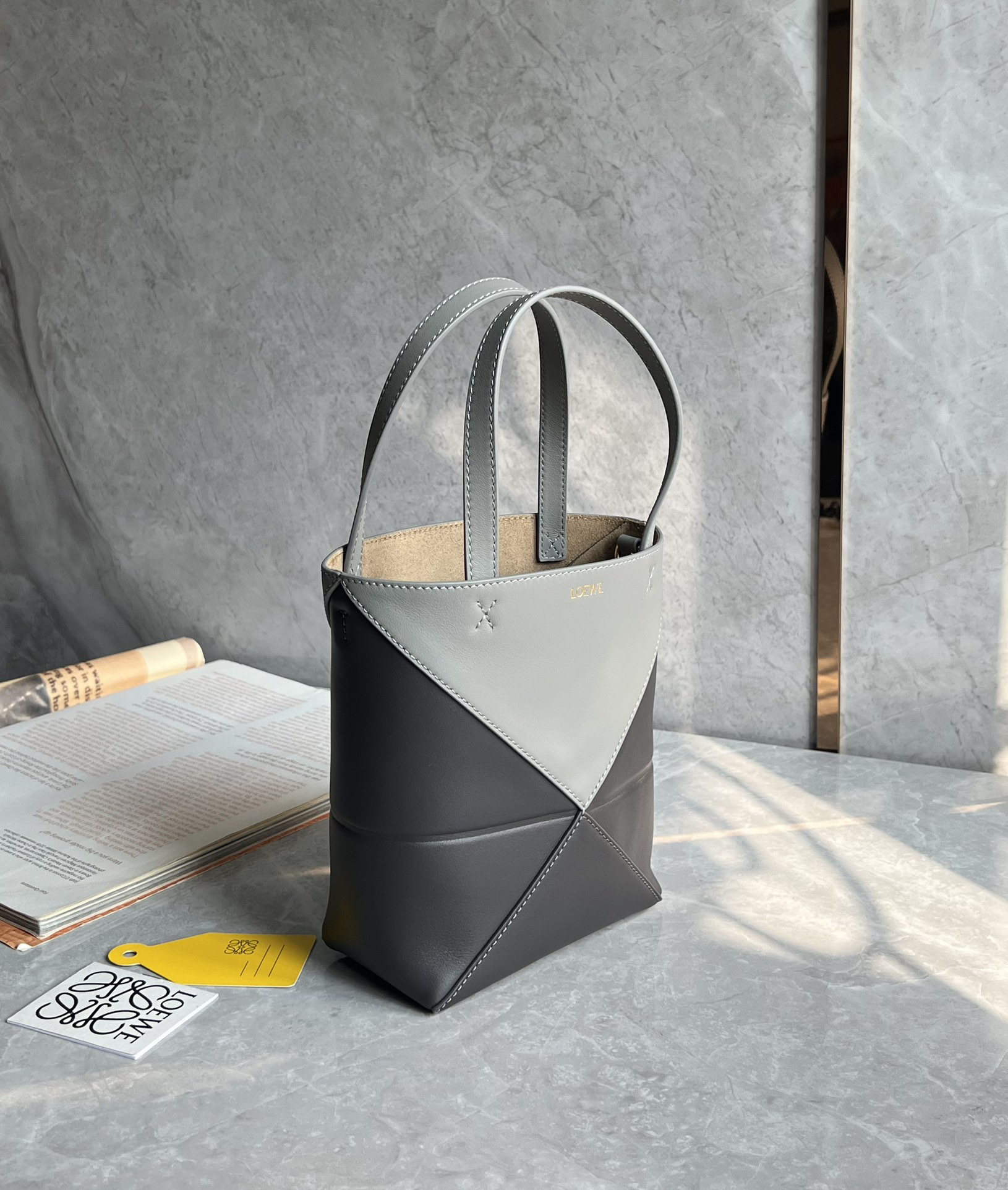 Loewe zzle fold series foldable tote bag 0695