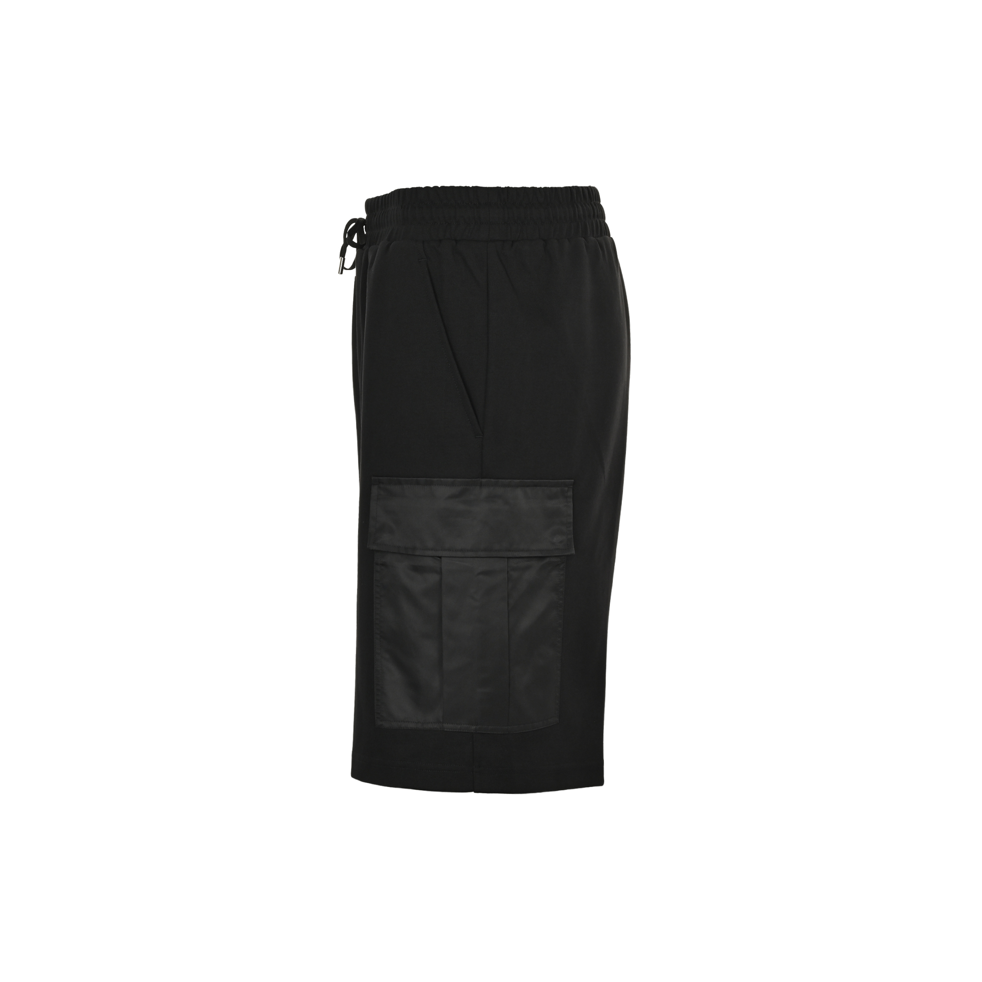 Prada 25ss side nylon pocket triangle logo cotton shorts