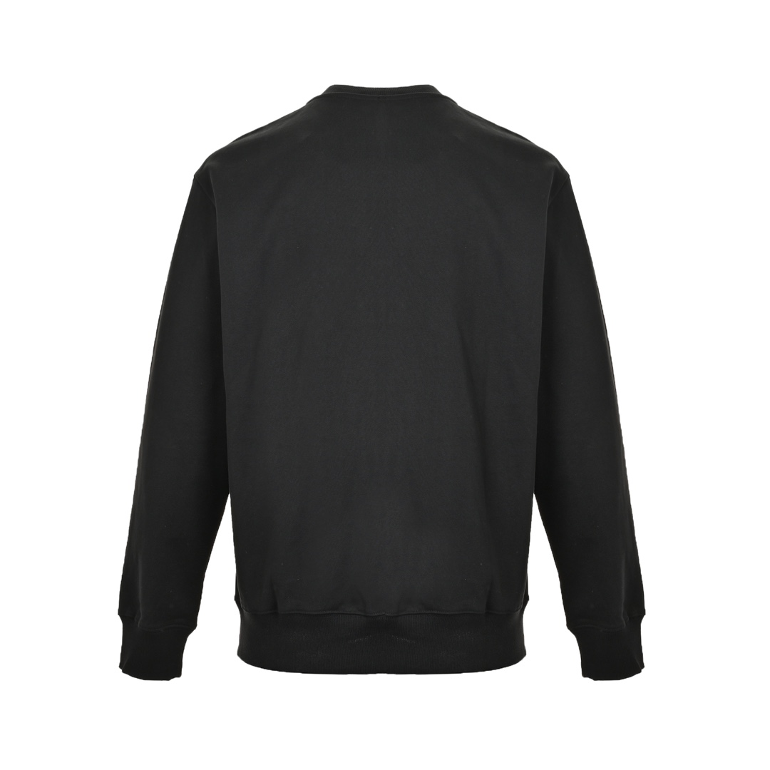 Burberry 24Fw hem embroidered warhorse crew neck sweatshirt