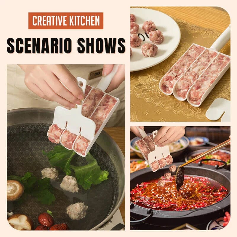 🔥Last Day Promotion - 50% OFF🔥Creative Kitchen Triple Meatball Maker