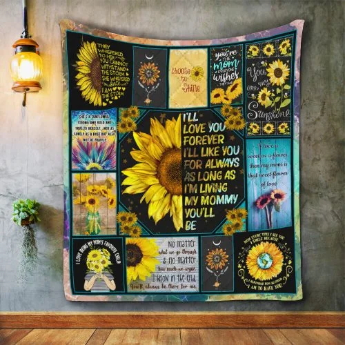 I Love You Mommy Quilt Blanket