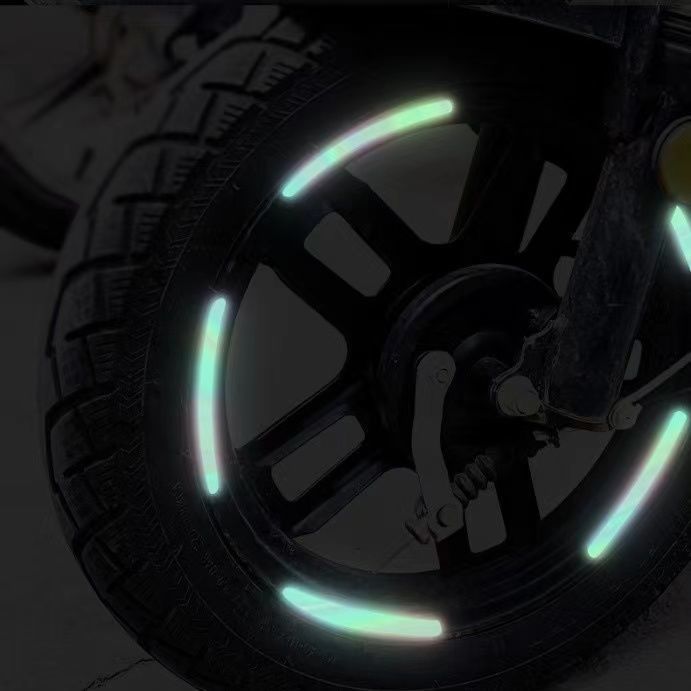 Wheel Sticker, Reflective Wheel Balancing Rim Stripe Decal Sticker