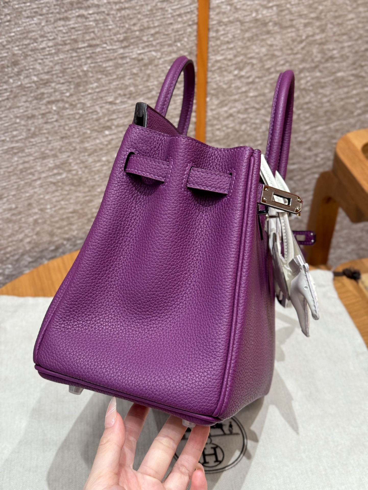 Hermes Birkin P9Anemone Handbag (Handmade to Order)