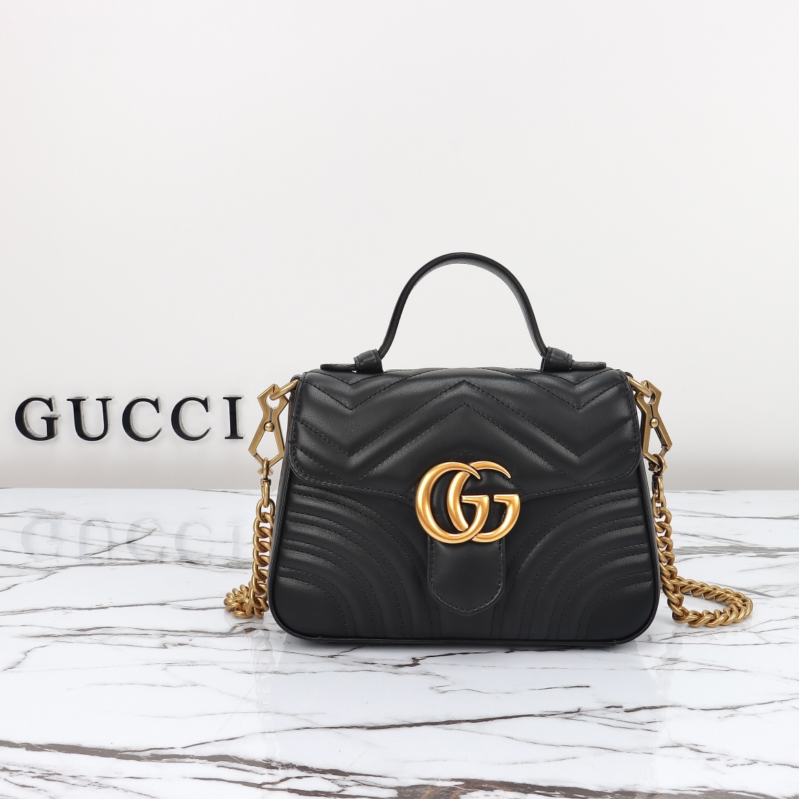 Gucci GG Marmont small tote 547260 DTDIT 1000