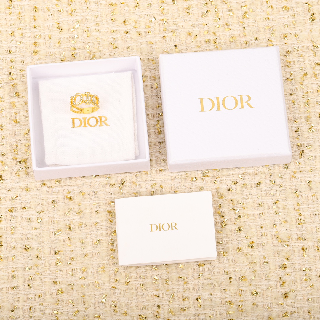 Dior Alphabet Diamond Ring