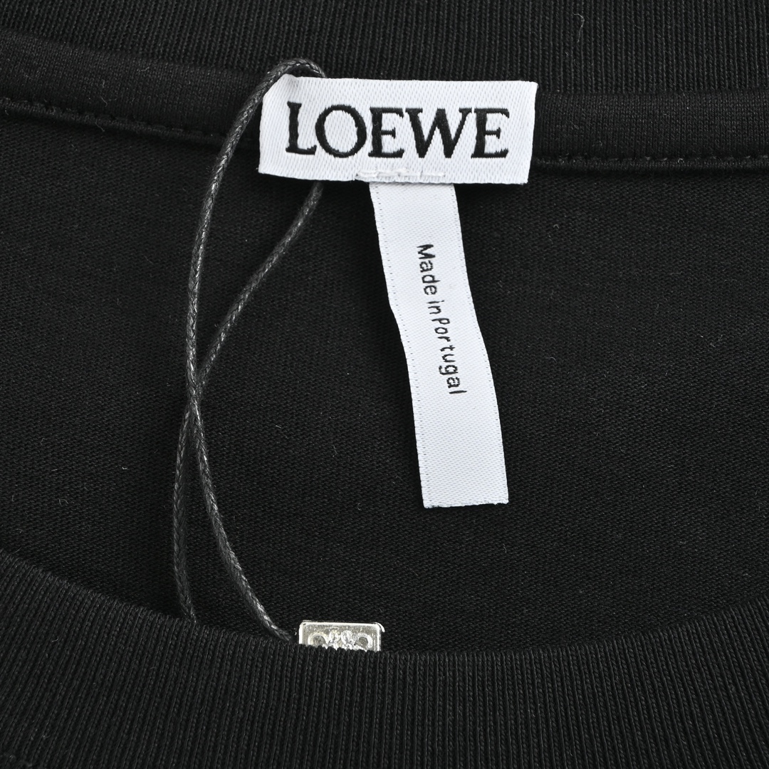 Loewe 23ss embossed logo short sleeve
