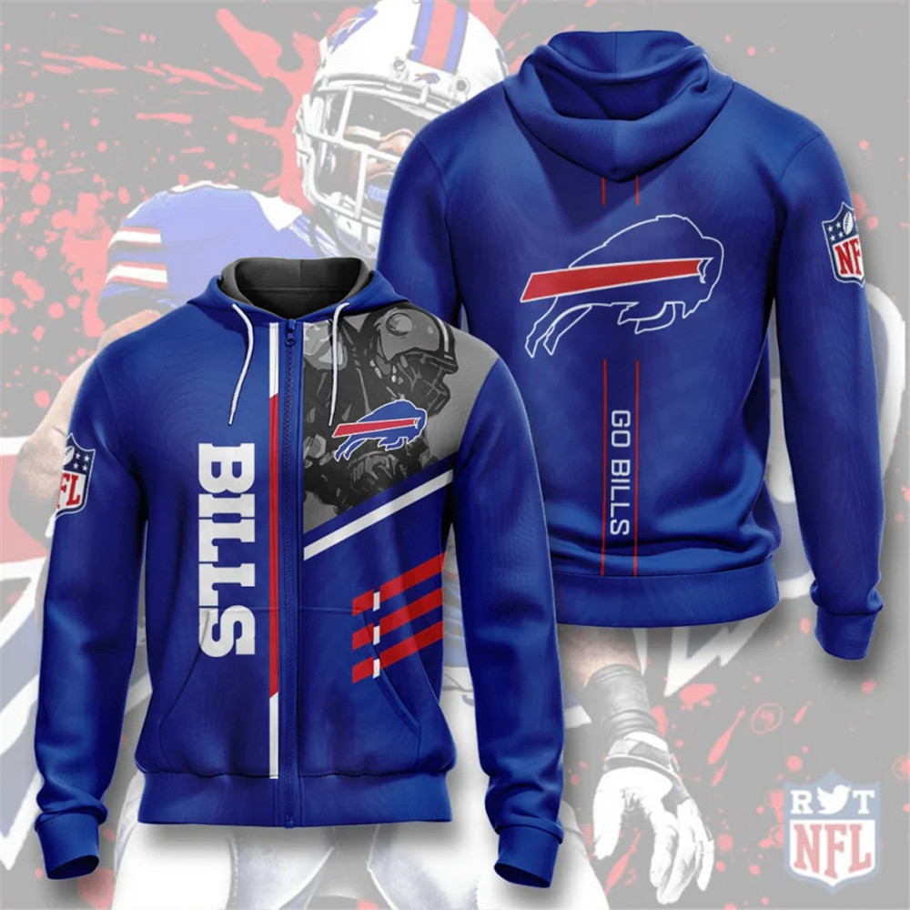 BUFFALO BILLS 3D HOODIE  BBBB008