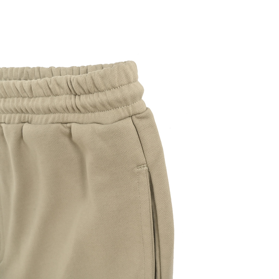 Loewe logo pocket colorblock logo embroidered casual trousers