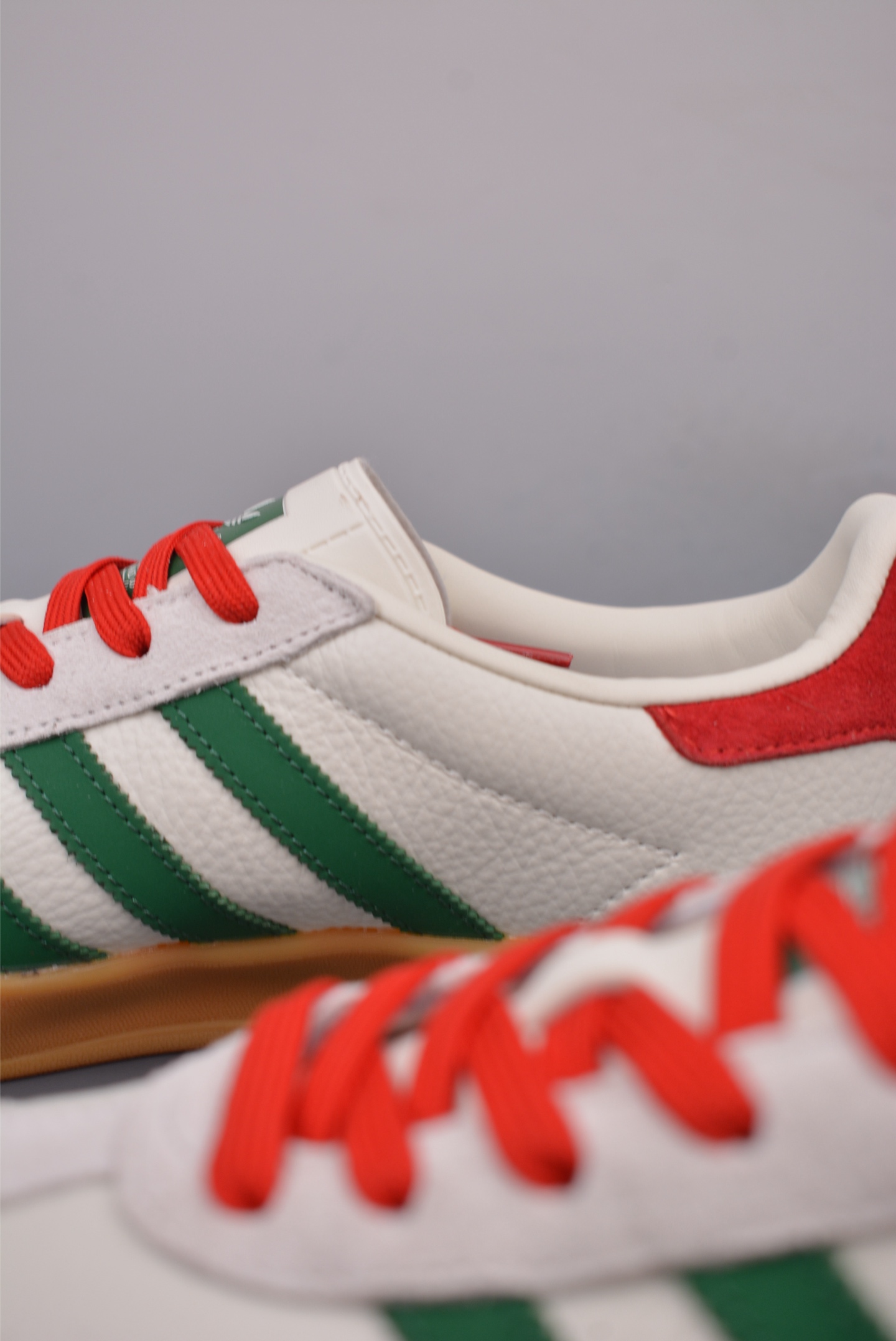 Adidas Samba OG White, Red and Green CH6336