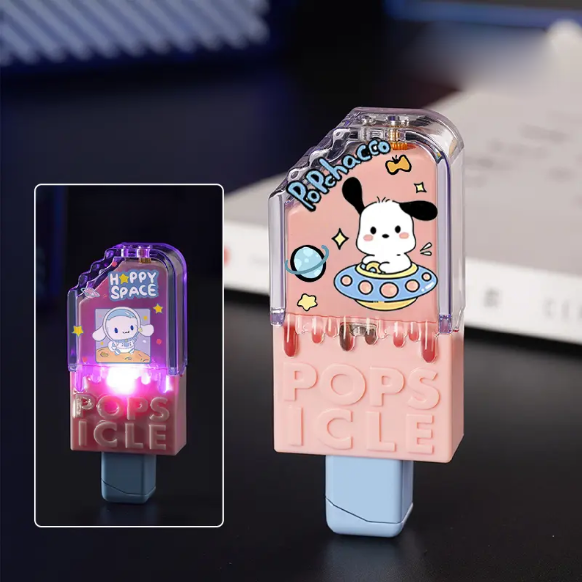 Ice cream shape lighter cute design gift for best friend