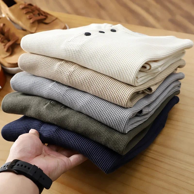 Signature Waffle Long Sleeve Shirt