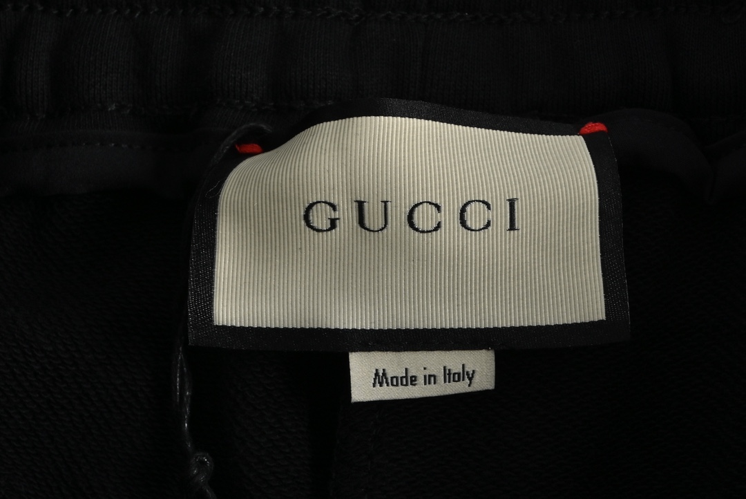 Gucci 23Fw Double G tricolor striped webbing colorblock trousers