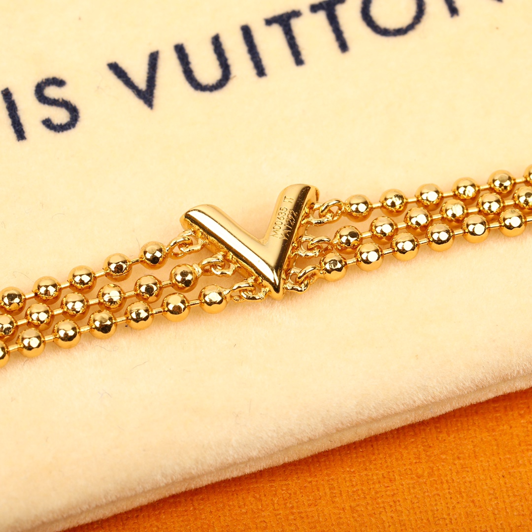 Louis Vuitton Triple Bead Bracelet