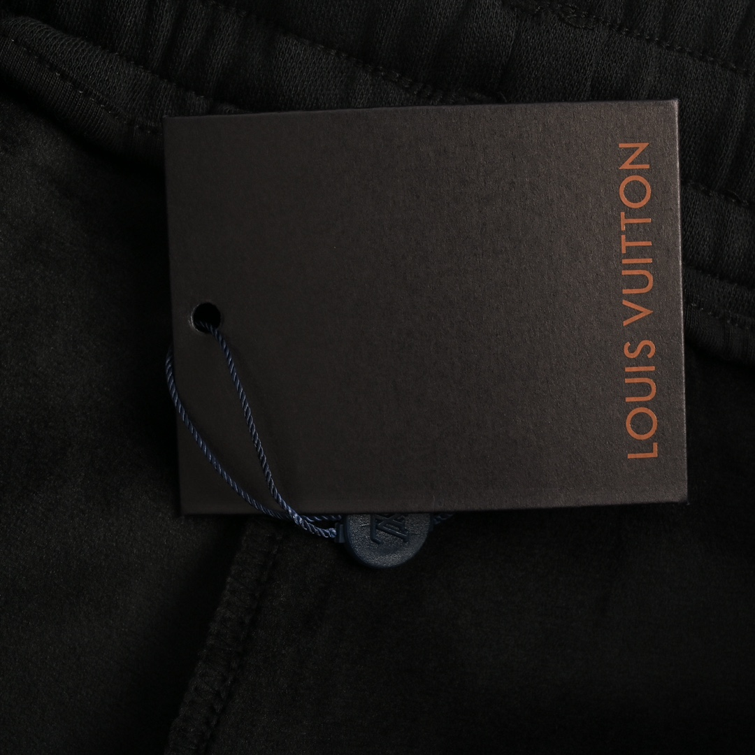 Louis Vuitton 24Fw embroidered logo fleece trousers