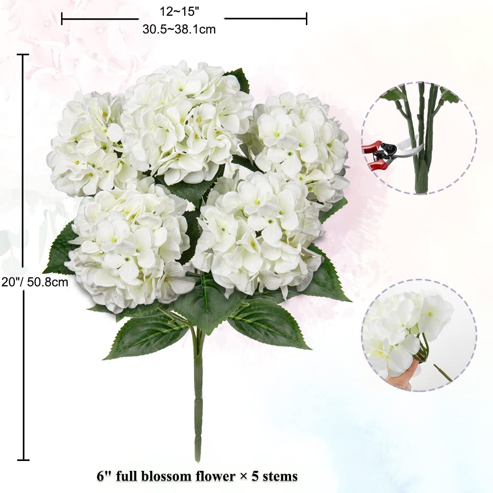 💖Last Day 49% OFF💖Large Artificial Hydrangeas Silk Flowers