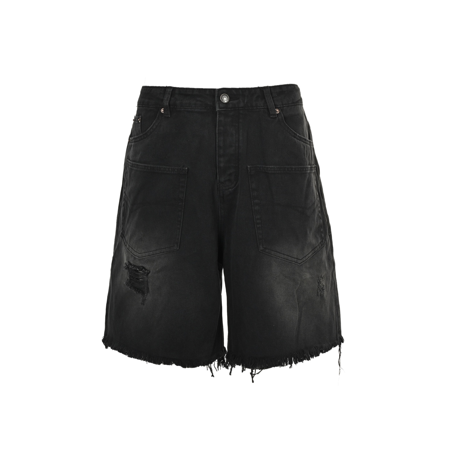 Balenciaga 24ss reverse pocket denim shorts