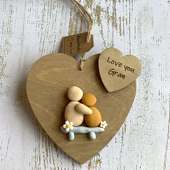 Gift for Mum, wooden hanging ornament