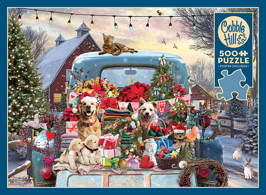 Country Truck in Winter | 500 Piece | AI Assistance