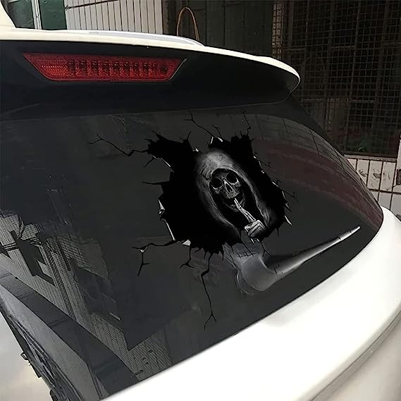 (🔥Last Day Promotion-SAVE 50% OFF)💀3D Skull Car Sticker-BUY 2 GET 10% OFF & FREE SHIPPING