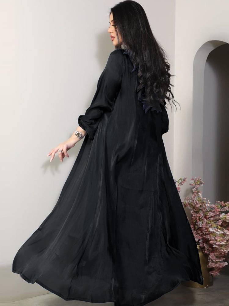 Brilliant Silk V-Neck Pleated Dress Two-Piece Set