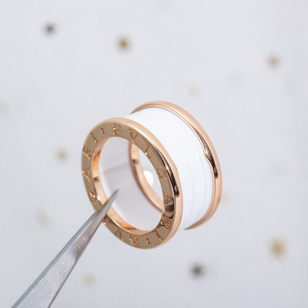 Bulgari Wide Ceramic Ring