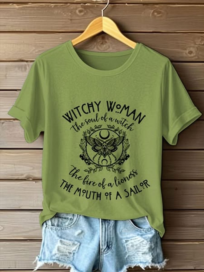 🔥Buy 3 Get 10% Off🔥Women's Witchy Women Print Shirt