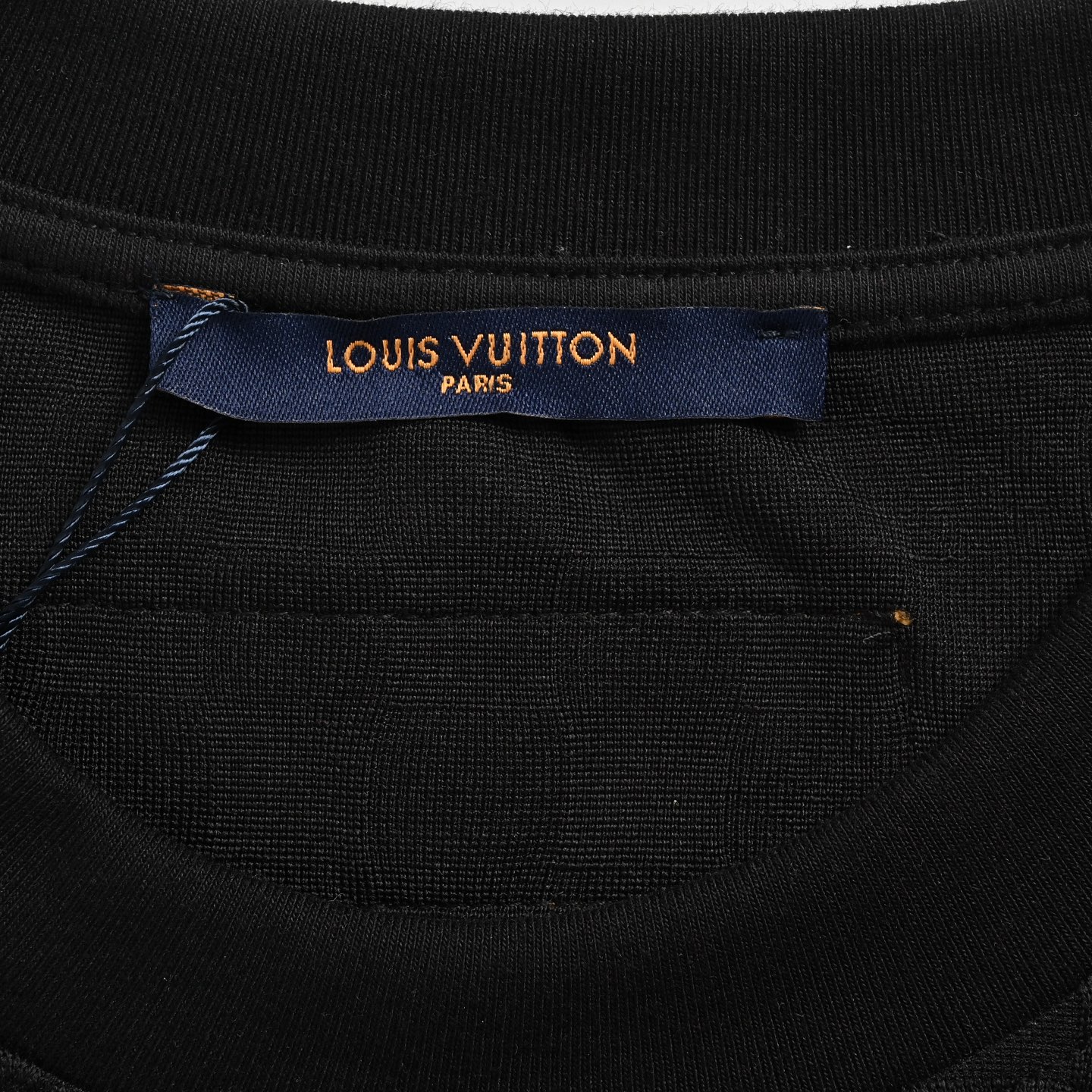Louis Vuitton LV logo checkerboard jacquard short sleeves