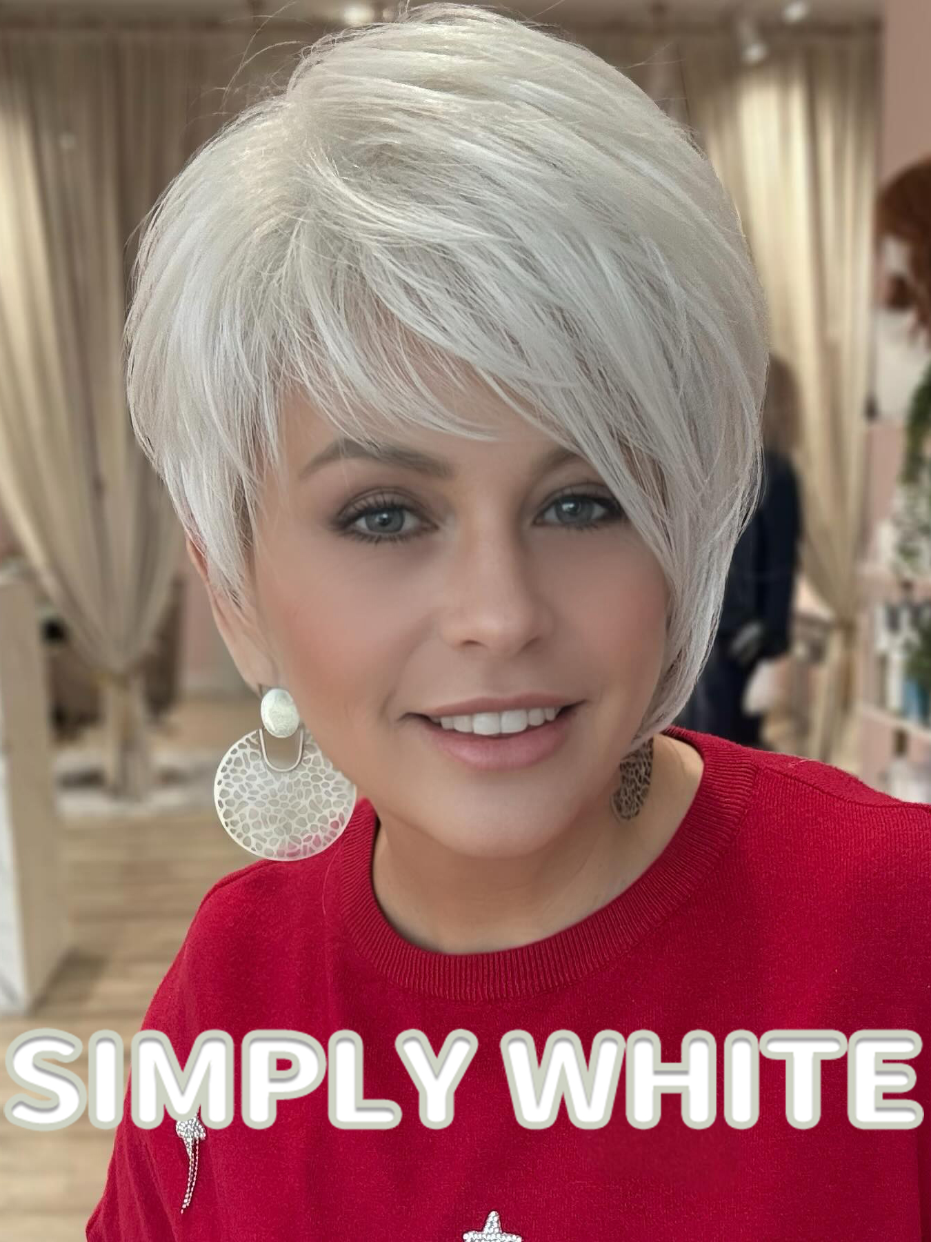 Modern Short Bob Wig With Feathered Layers