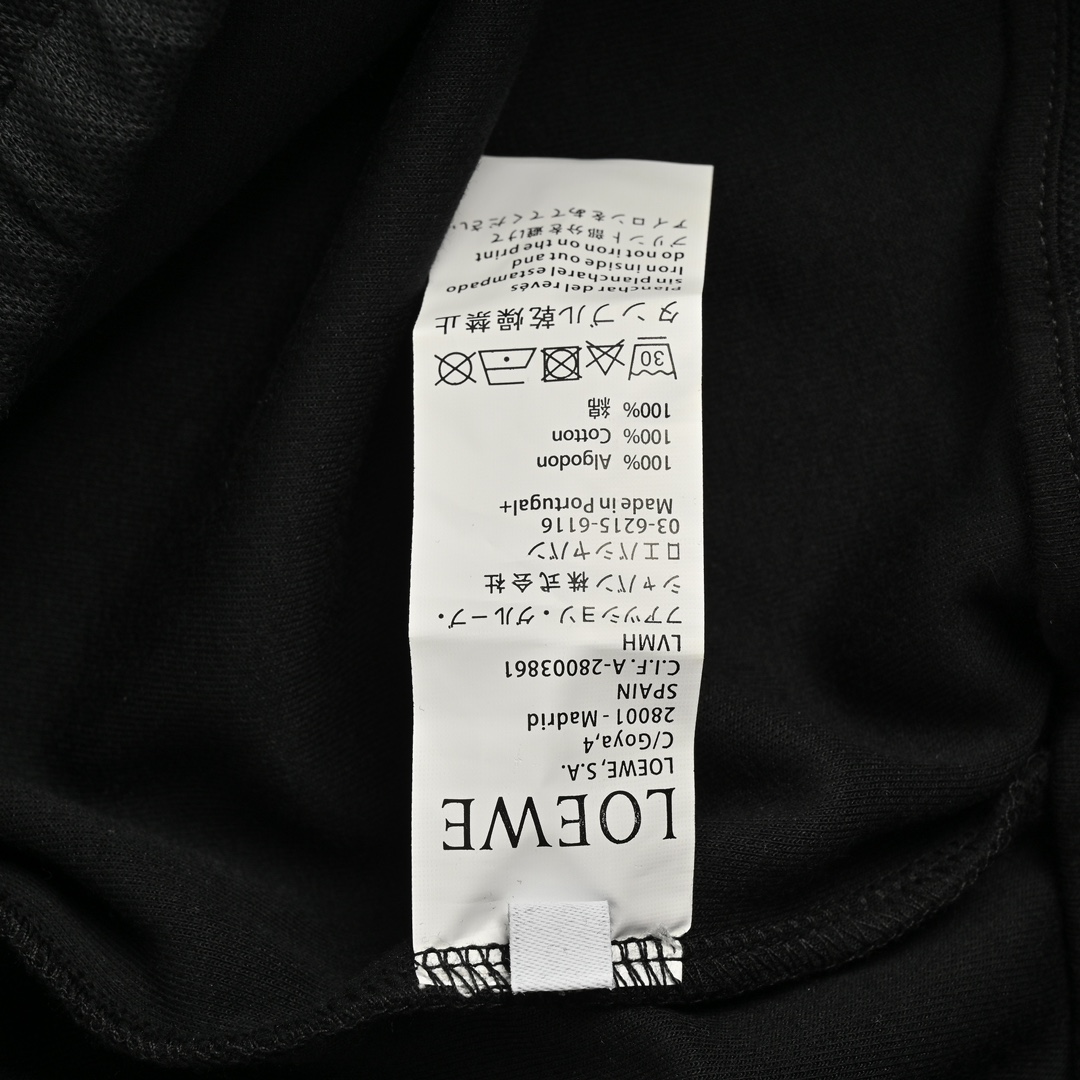 Loewe 24Fw obscure embroidered logo suit trousers