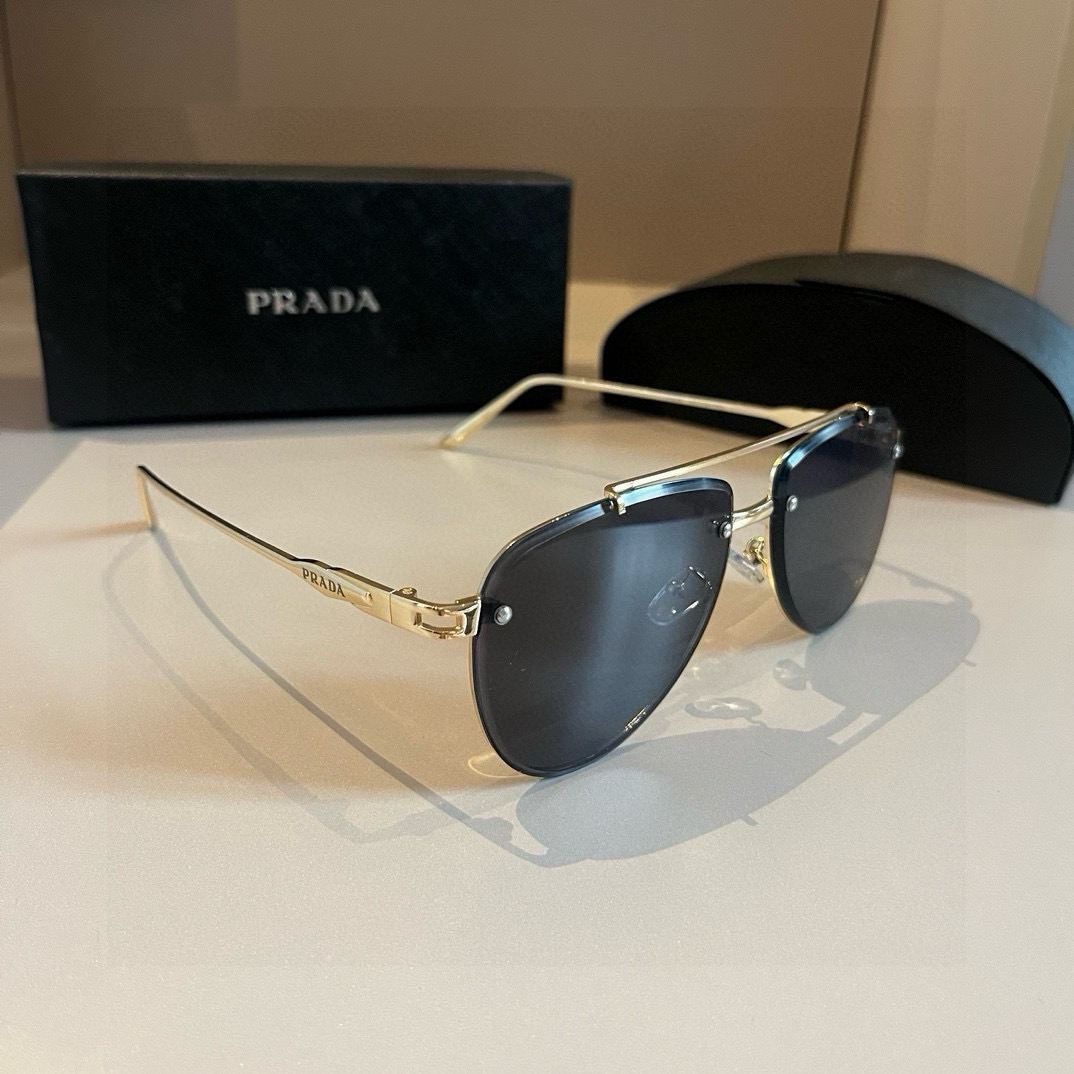 Prada round frame sunglasses
