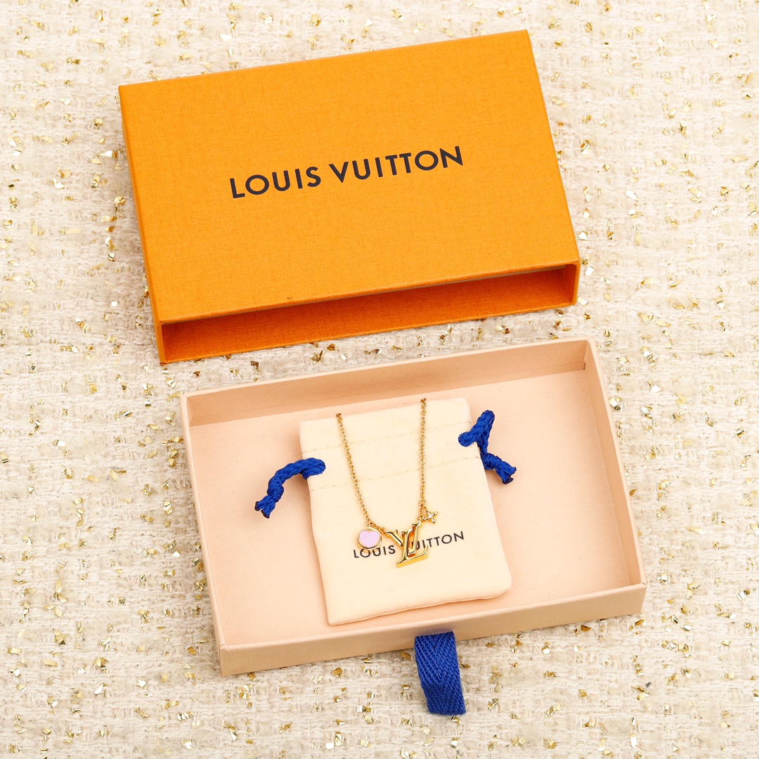 Louis Vuitton ICONIC HEART series multi-element necklace