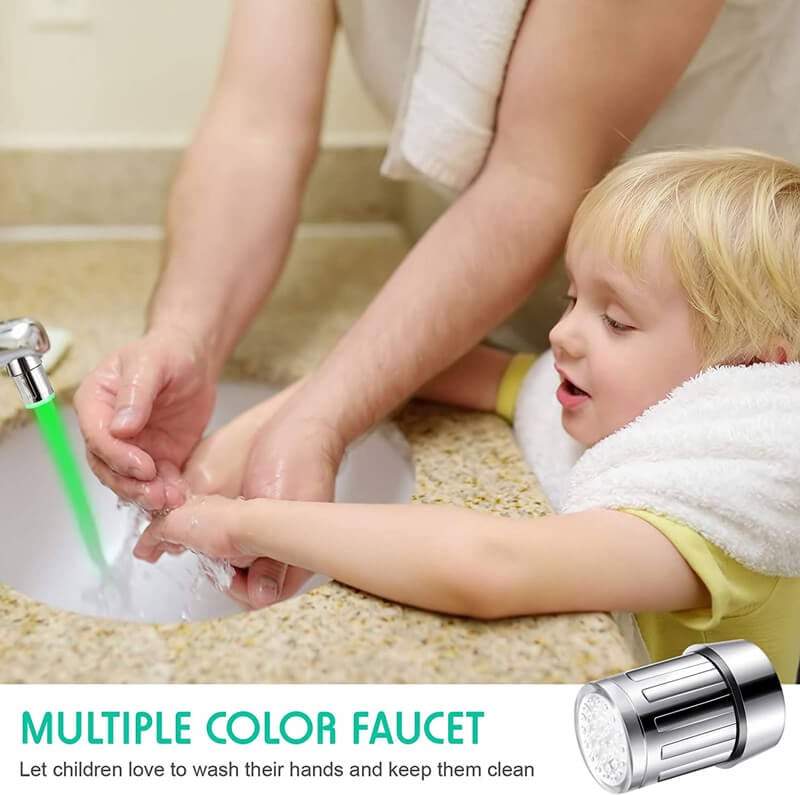 🌲Early Christmas Sale🎁3 Color LED Water Faucet Light