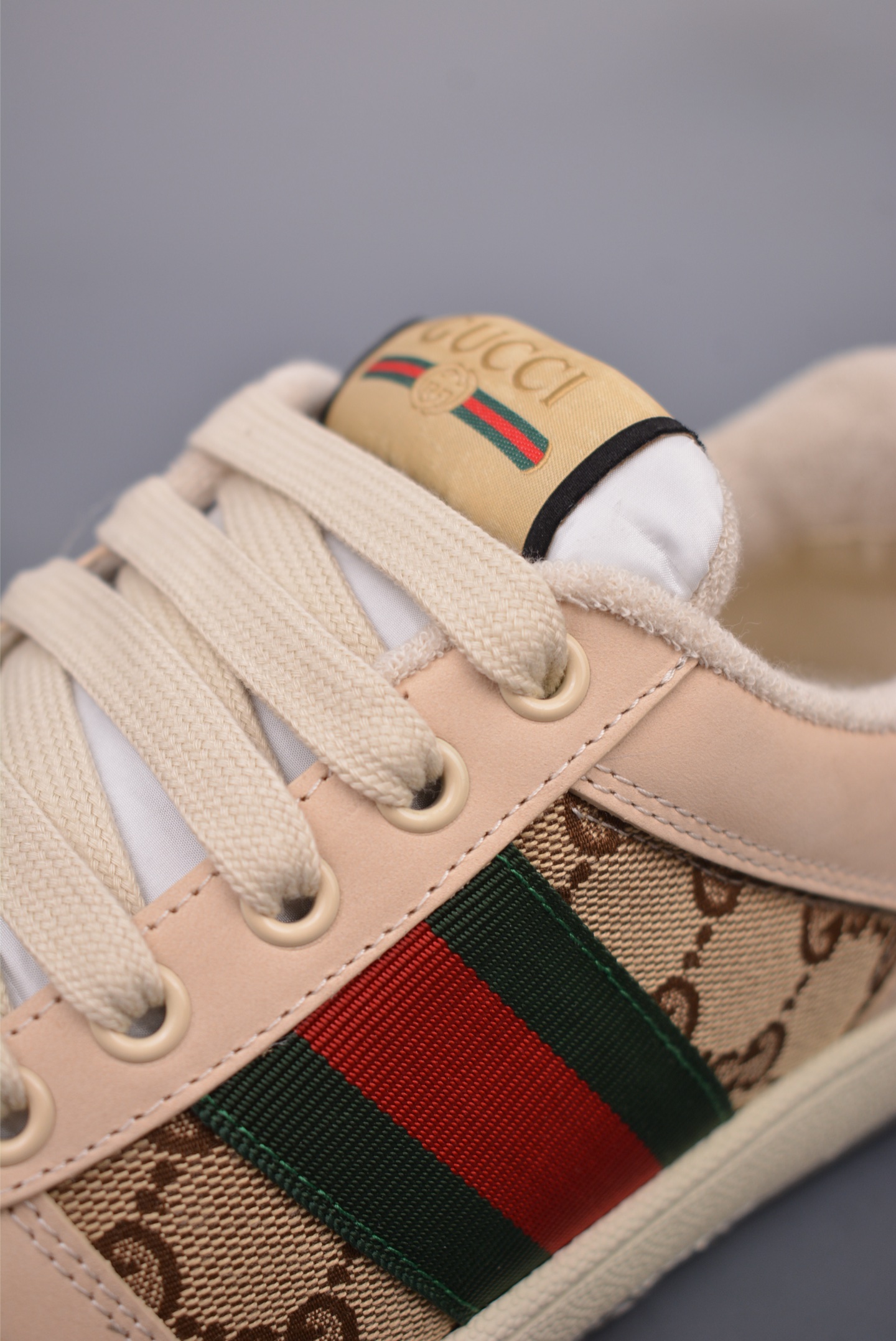 Gucci Screener GG Sneaker Low Beige Dark Purple