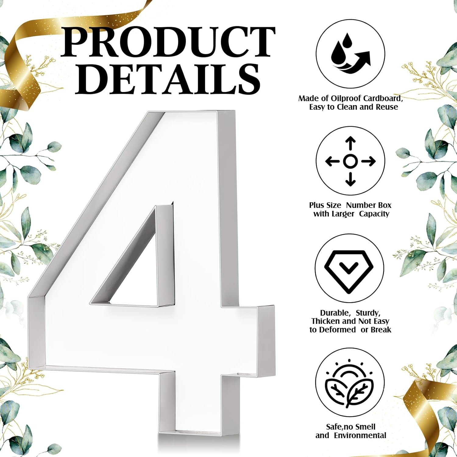 💥2024 New Arrivals!!! 50% OFF - Cardboard Numbers Fillable For Food
