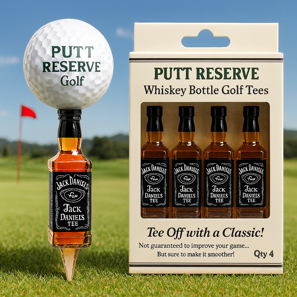 ⛳🥃 Whiskey Bottle Golf Tees