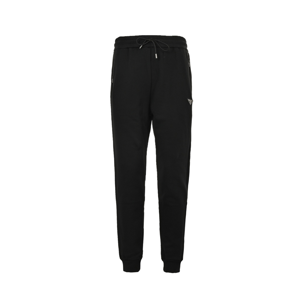 Prada triangle logo taped pocket trousers