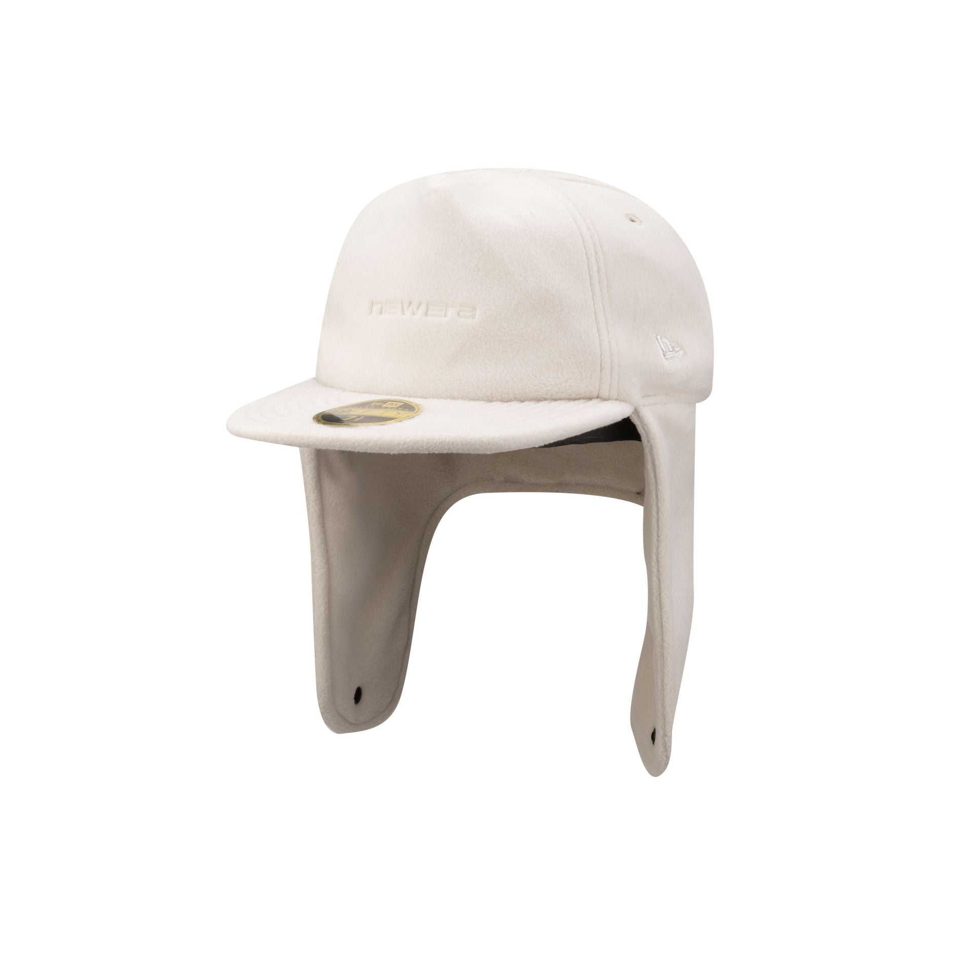 New Era Branded Vintage Stone Polartec Dog Ear Retro Crown 59FIFTY Fitted Hat