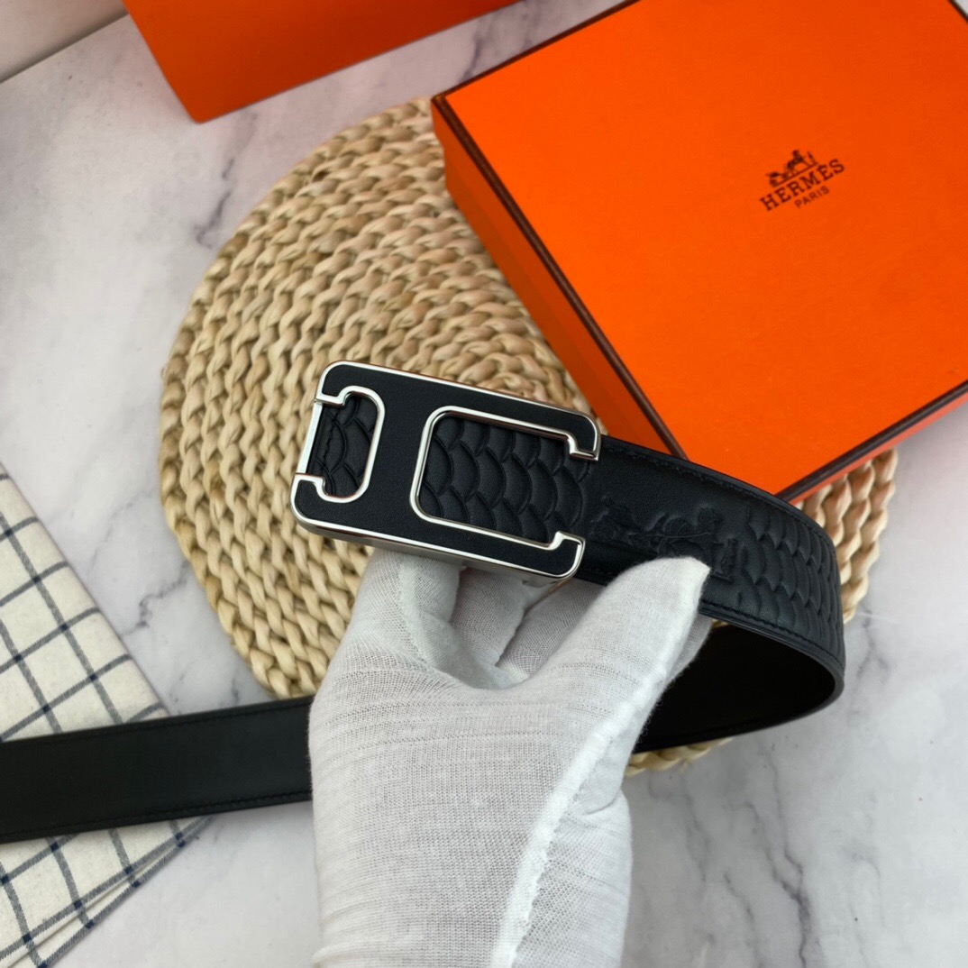 Hermès Special Leather Belt Series Width 3.8CM