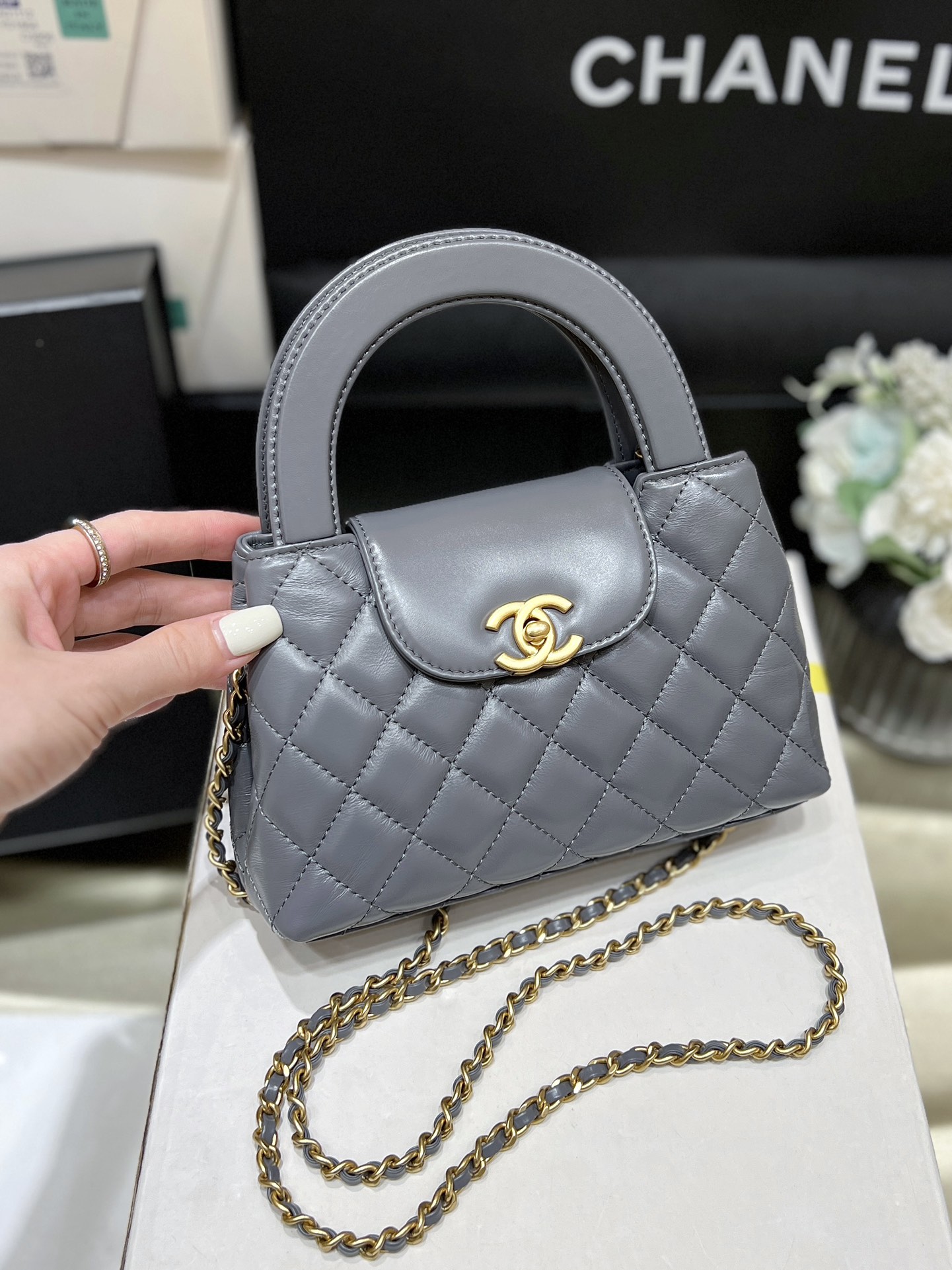 Chanel 24P Kelly Handbag AS4416