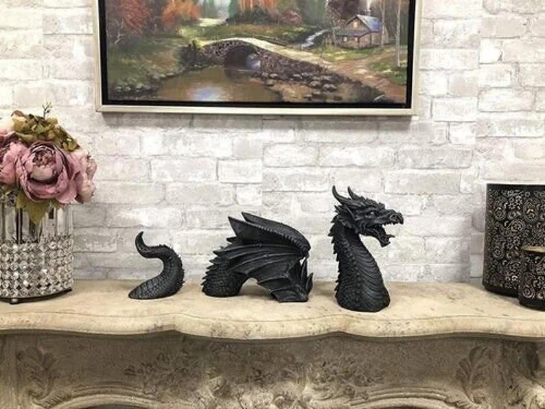 🔥Last Day Promotion-SAVE 60% OFF🔥The Dragon of Falkenberg Castle Moat Lawn Statue-BUY 2 GET 10% OFF & FREE SHIPPING