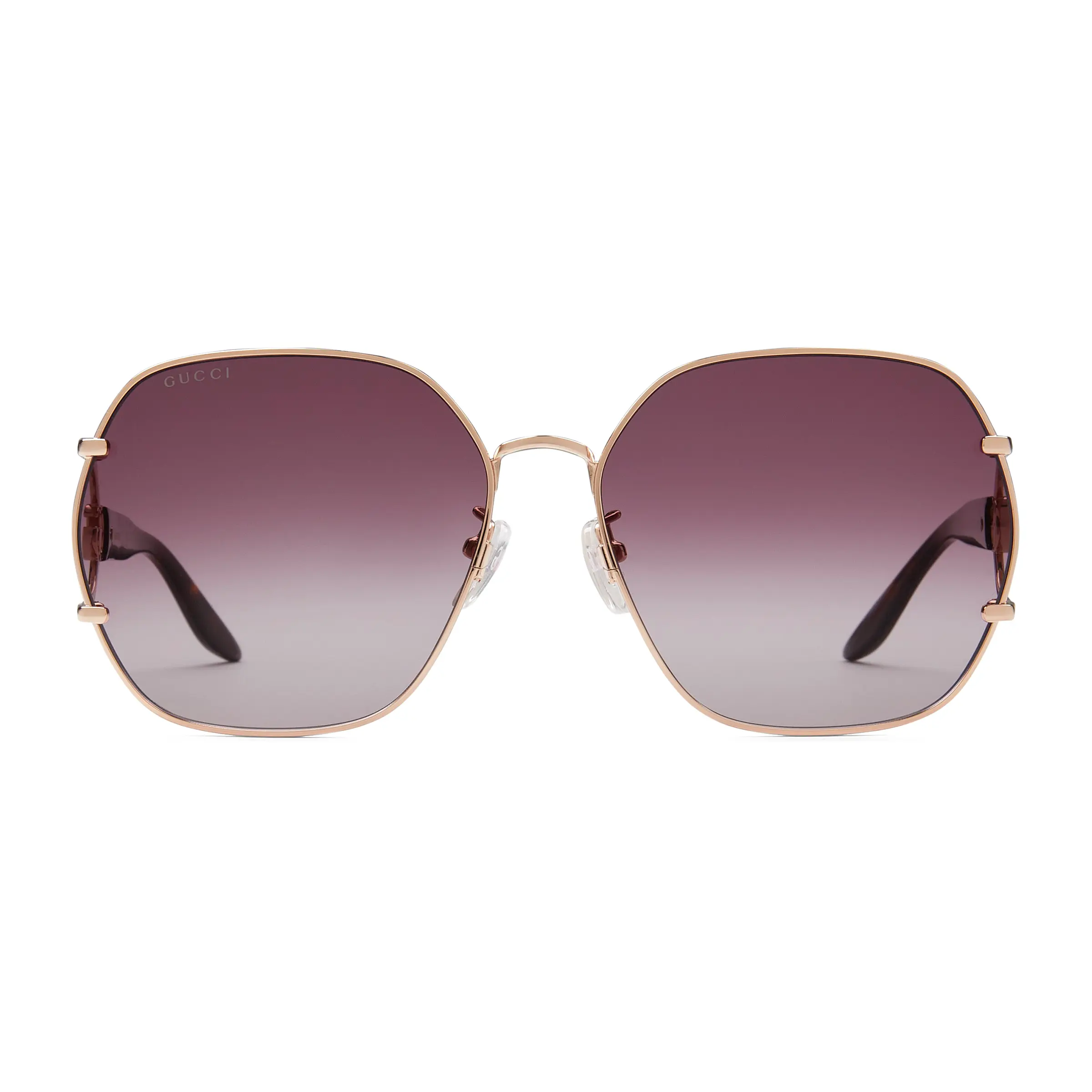 Gucci Geometric Frame Sunglasses
