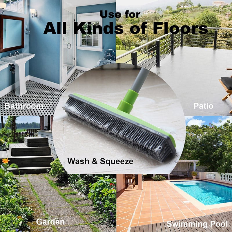 Multifunctional Easy To Clean Pet Hair Remove Wiper Broom
