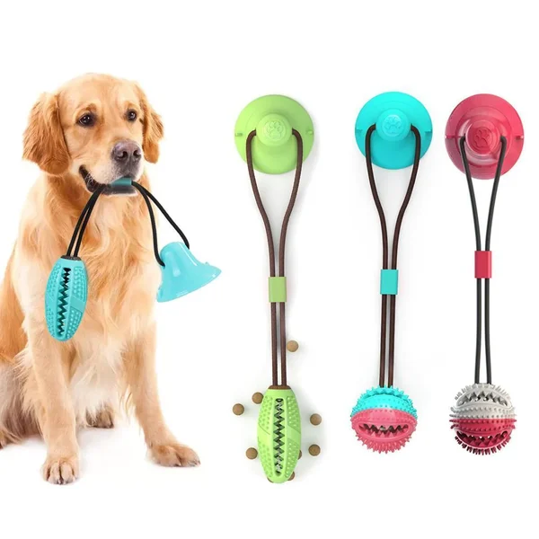 🔥Last Day Promotion - 50% OFF🔥Dog Bite Toy Interactive food leaker toy with Suction Cup