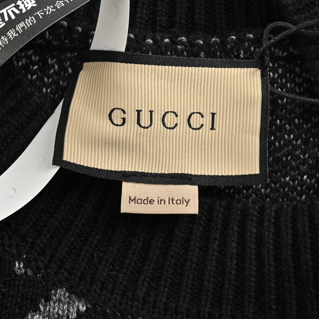 Gucci 24Fw Classic Interlocking Crew Neck Sweater