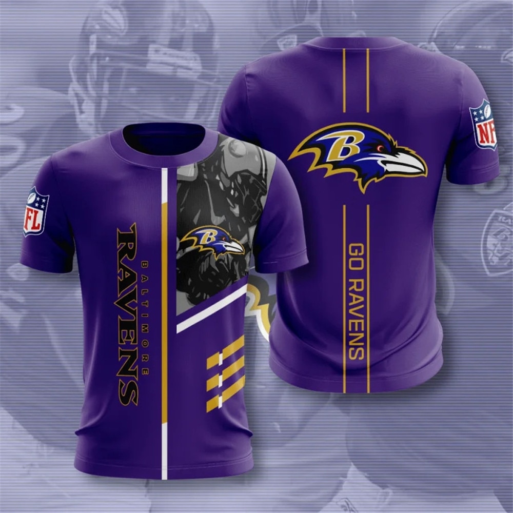 BALTIMORE RAVENS 3D HOODIE BBRR008