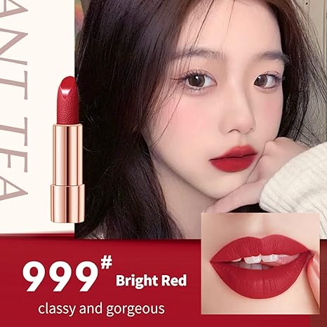 HOT SALE🔥Waterproof Non-Stick Cup Long Lasting Retractable 4 Colors Leather Bag Lipstick Set