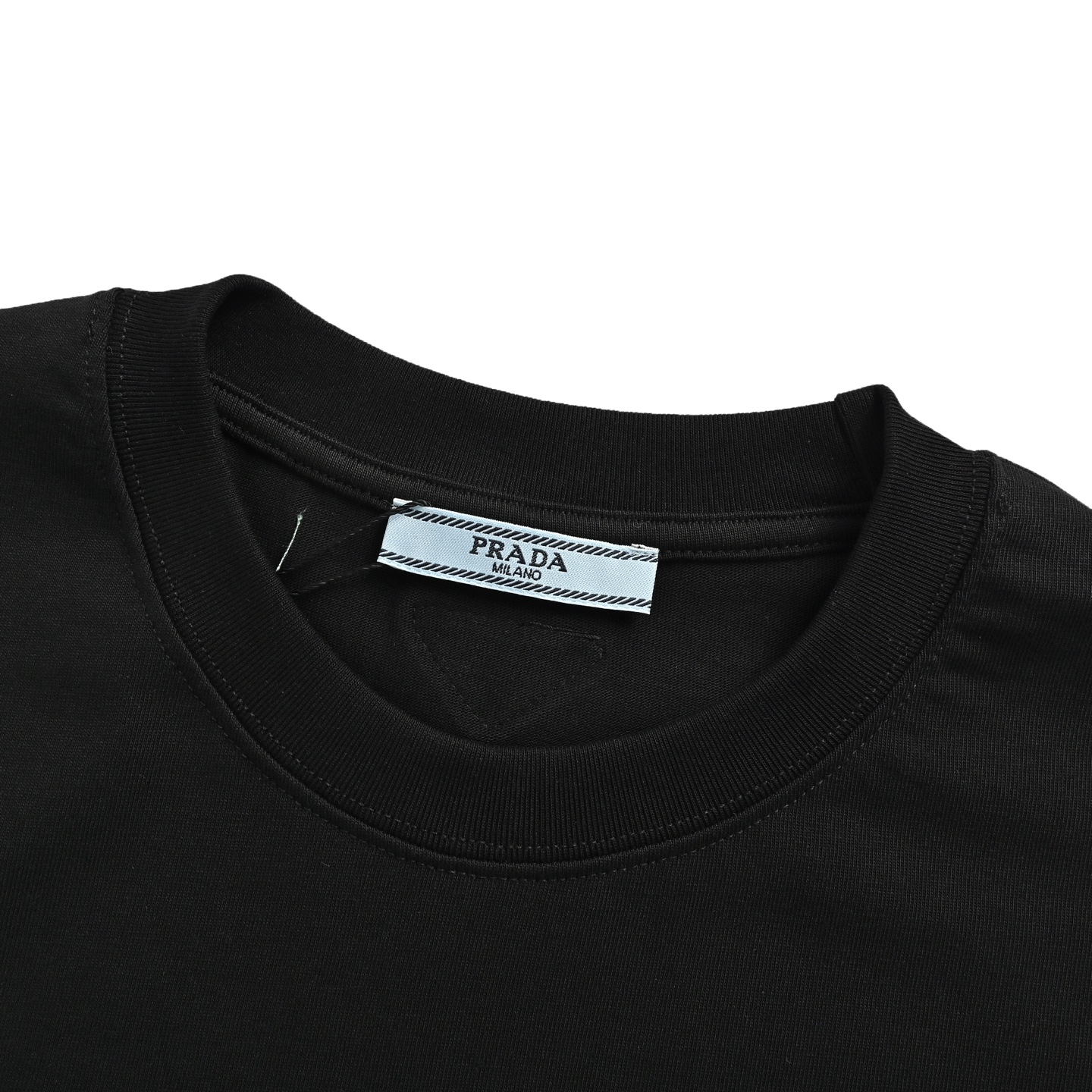 Prada 25ss anchor triangle print short sleeve