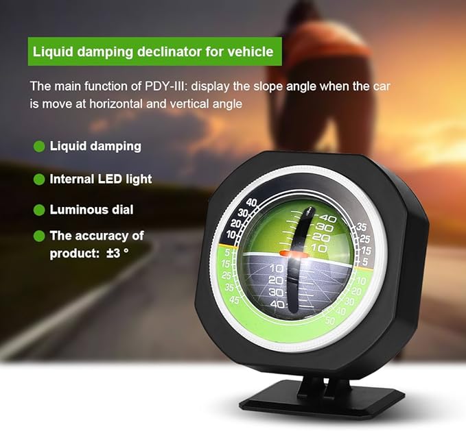 Car Slope Indicator Inclinometer